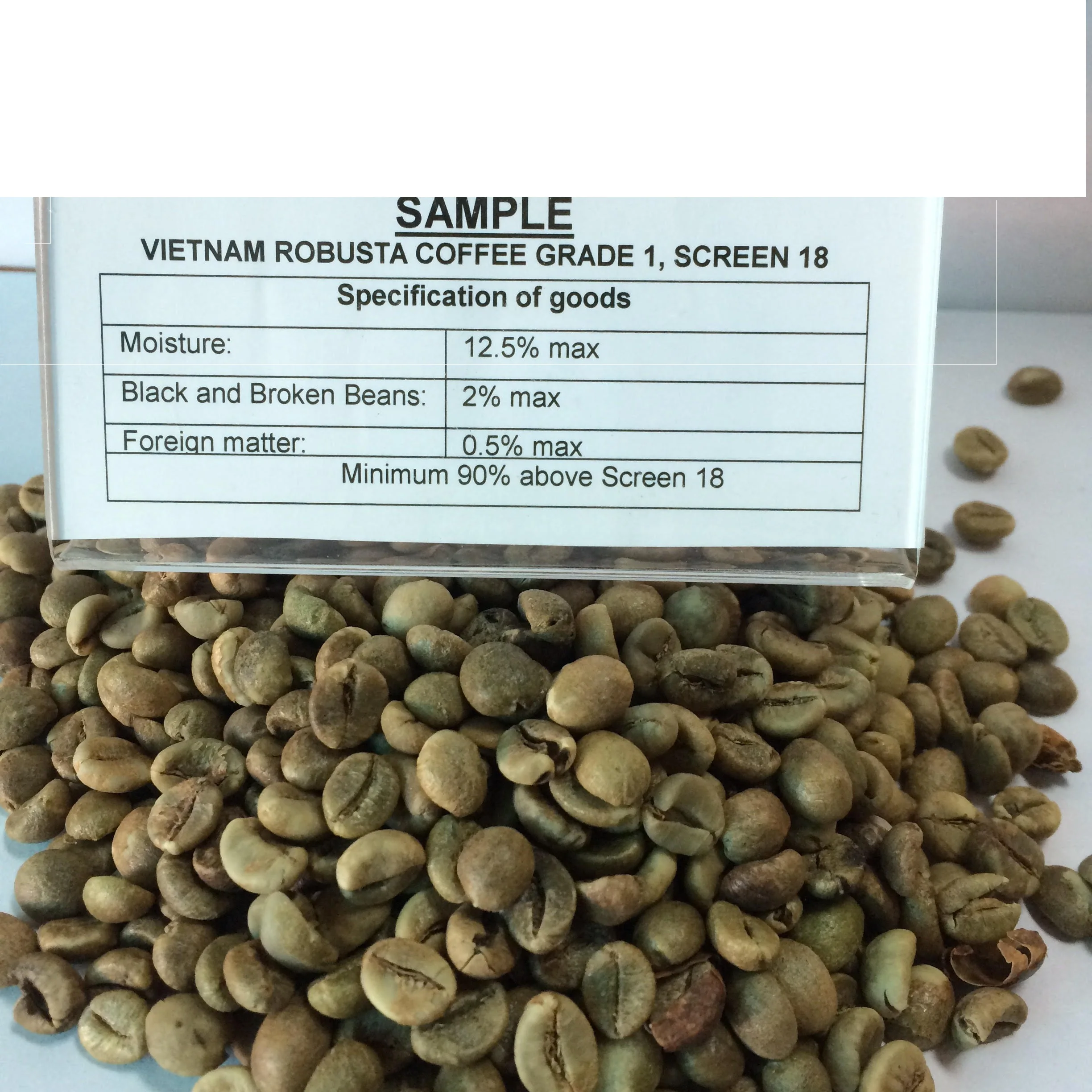  Кофе в зернах ROBUSTA Вьетнам высокое качество