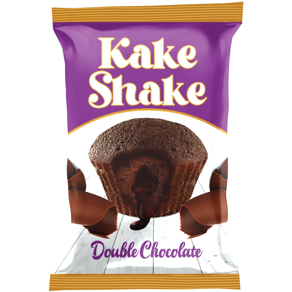 High Quality Kake Shake Double chocolate Flavor center filled cup cakes 24x12x17.5gm Super delicious treats for children