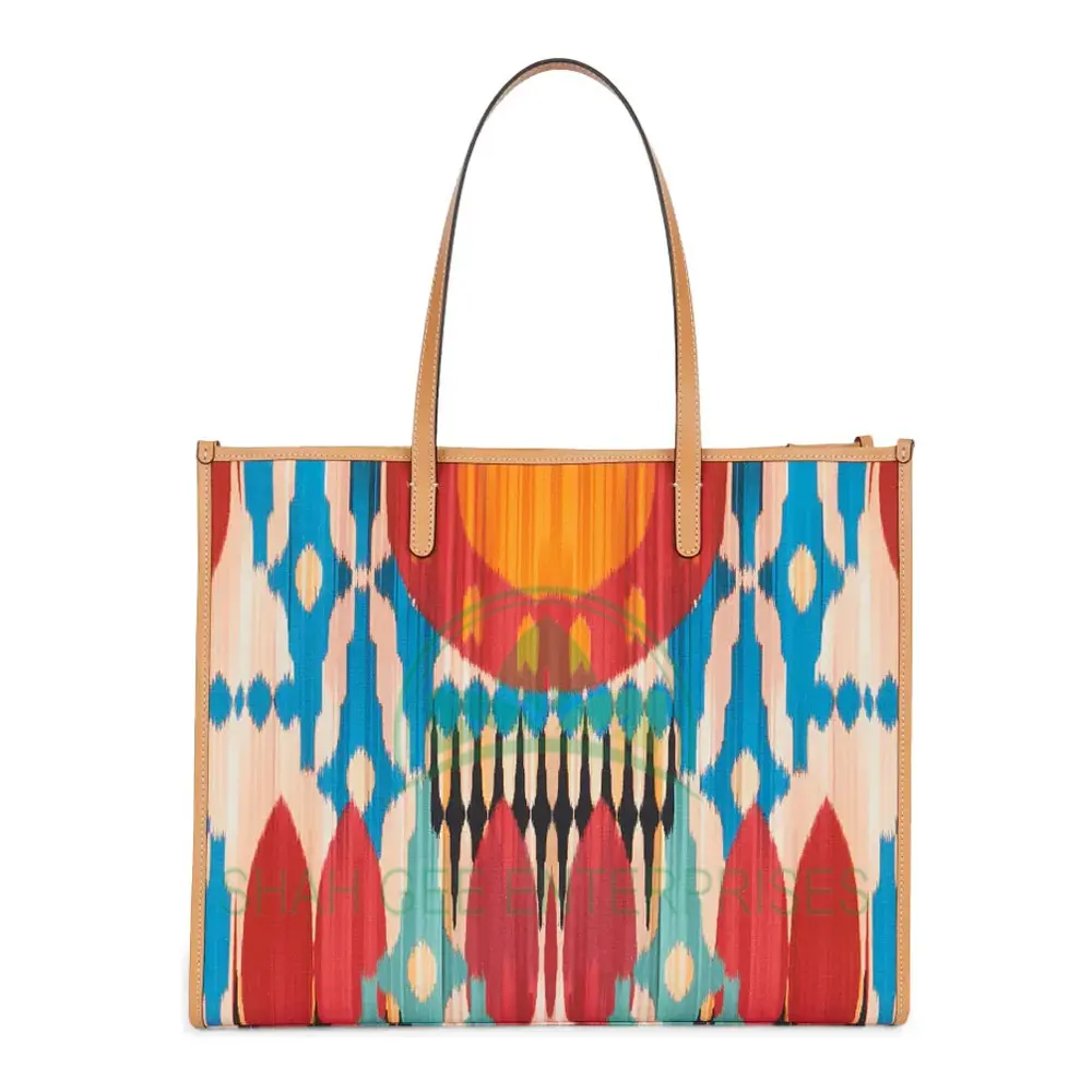 Custom Logo Printed Recyclable Plain Cotton Canvas Shopping Tote Bag Custom Large Capacity Canvas Tote Bag