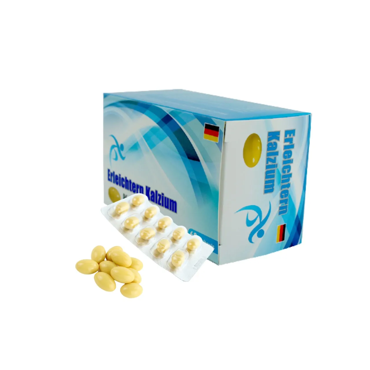 Beneficial capsules Calcium supplement soft gels for the elderly and youth