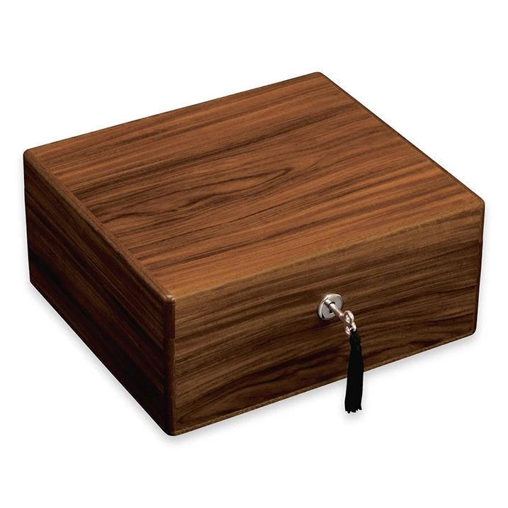 Durable wood cigar package box