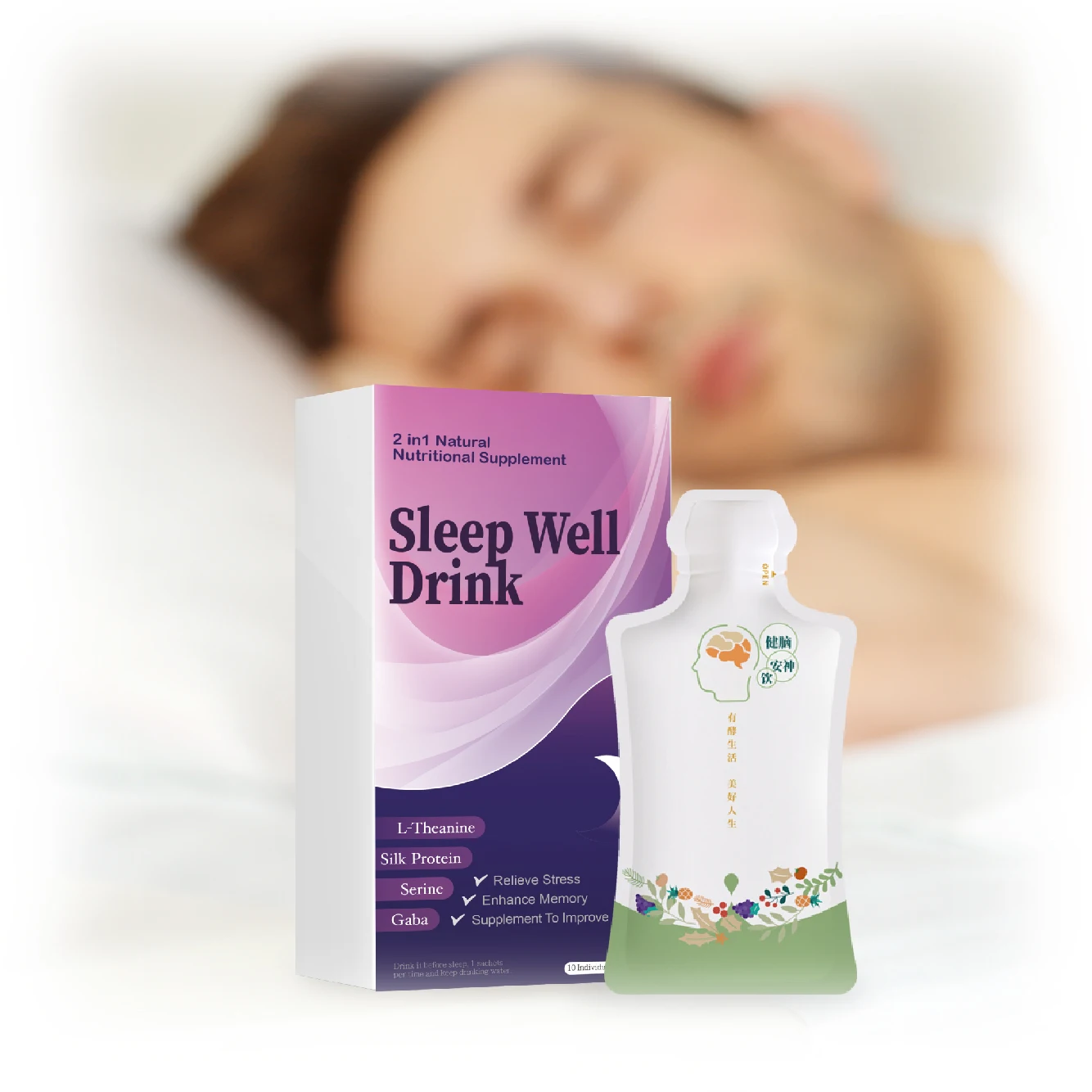 Поддержка ум и тело сна дополнение ГАМК-Тайвань
