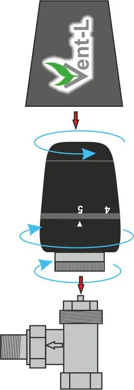 Thermo Valve for irrigation Vent-Lgreen K01 For Watering Systems