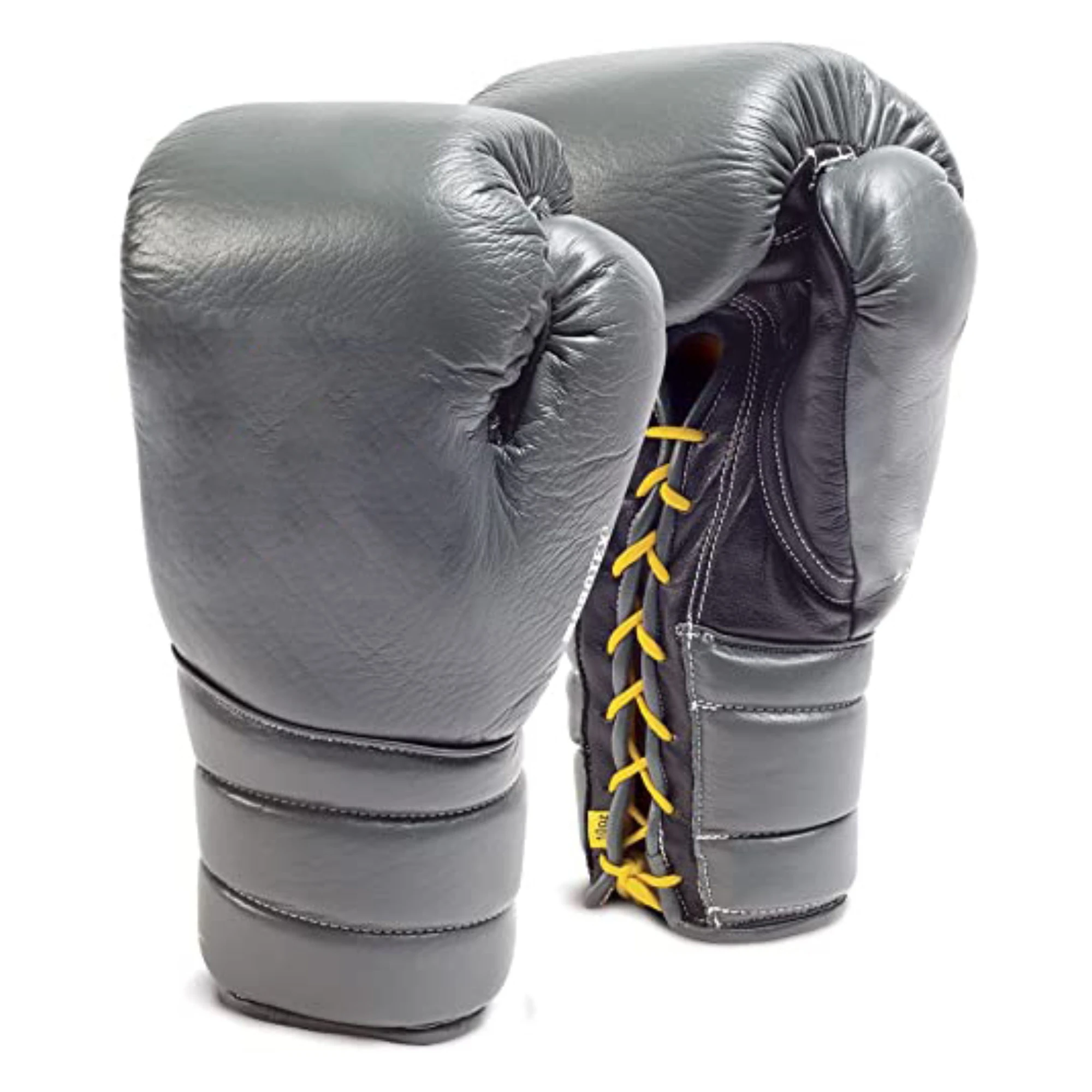 Boxing Gloves Custom Logo Printing Professional Real Leather Lace Up Boxing Gloves for Adults boxing gloves custom logo