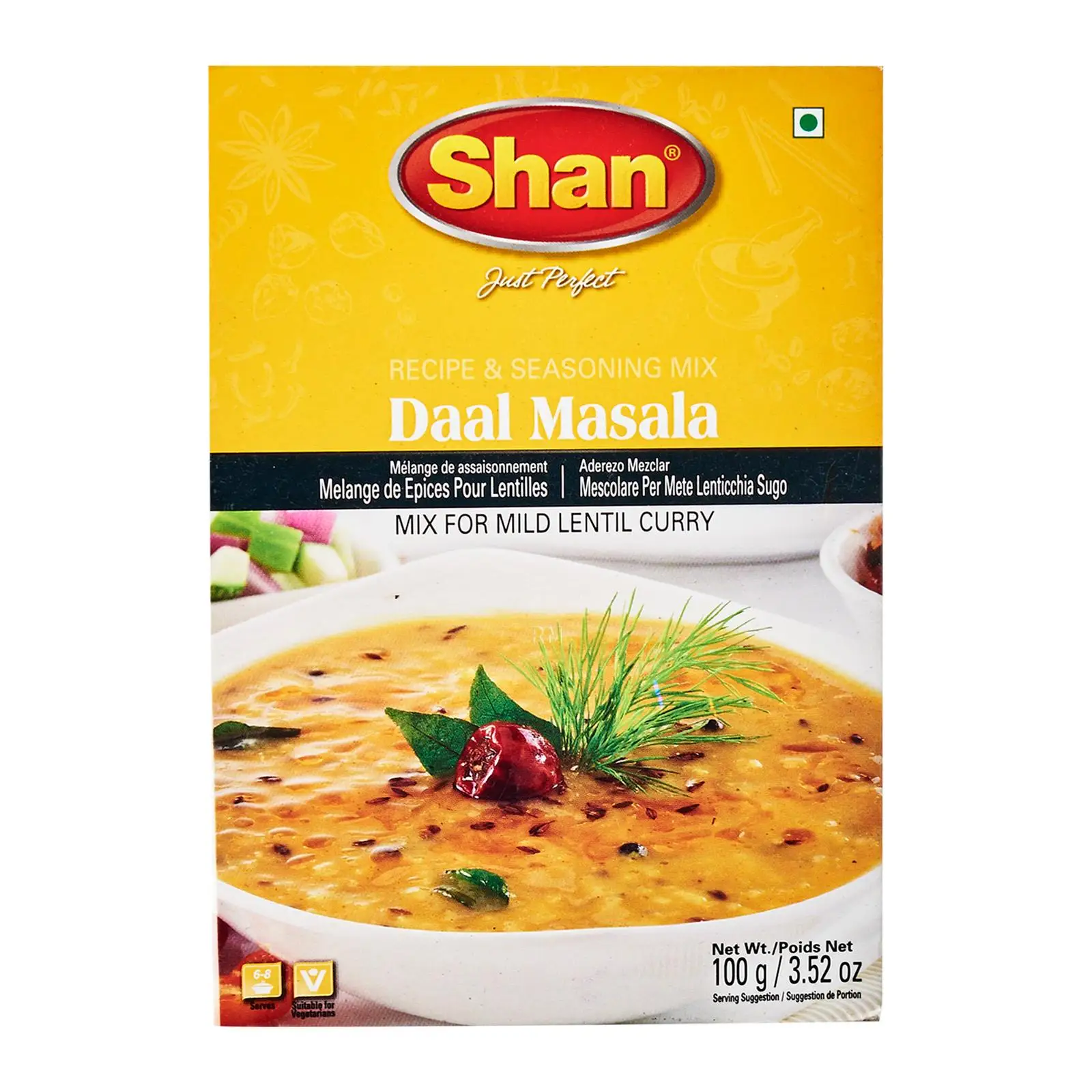 Fast Delivery Shan Dal Curry Mix 100g Seasonings Wholesale 36 Months Shelf Life From Pakistan