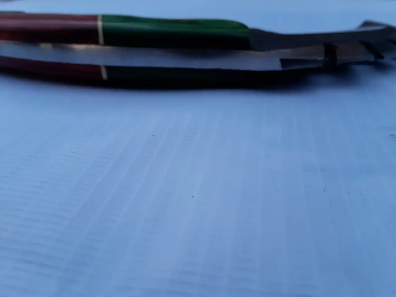  Керамбит ручной работы с цветным
