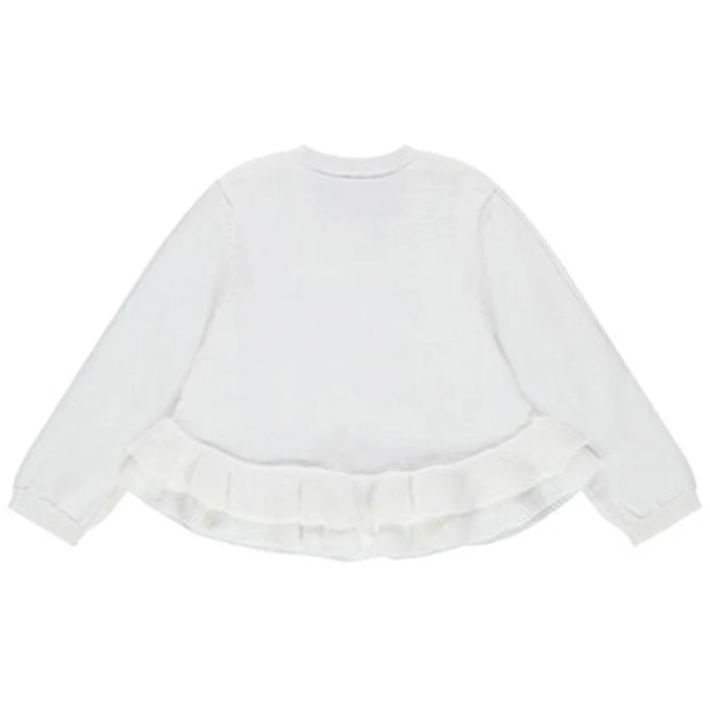 Latest designs girls knitted sweater high quality breathable baby sweater