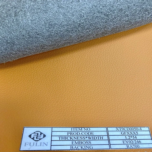 Polyurethane Leather Corrected Grain Leather Made In Viet Nam Brand