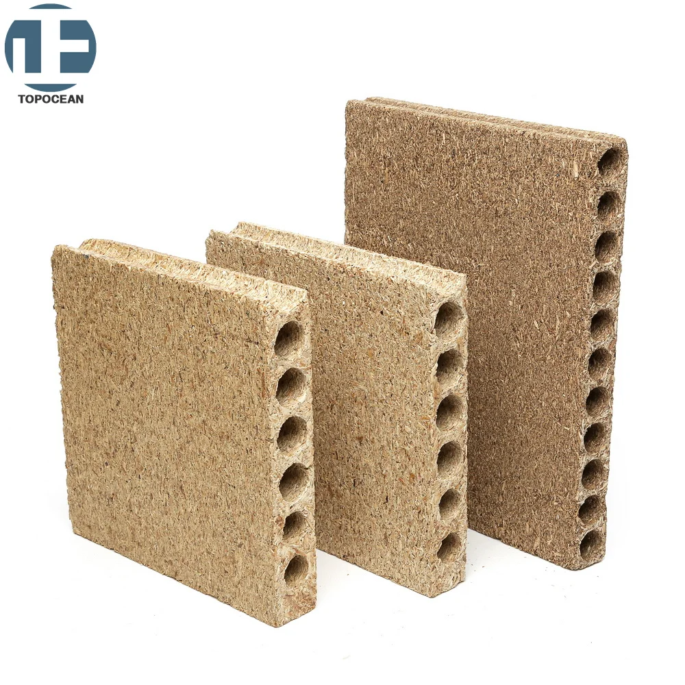 TOPOCEAN 28mm 33mm 35mm 38mm hollow partical board / tubular chipboard Core Particle Board Tubular Chipboard Door