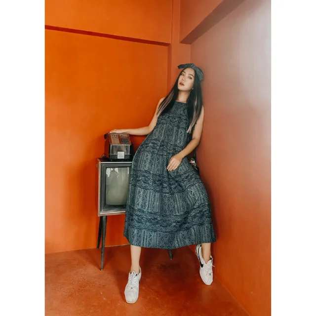 Лидер продаж тайские повседневные женские платья товары премиум класса ручная работа от Lada Lanna коллекция 038 нагрудное платье