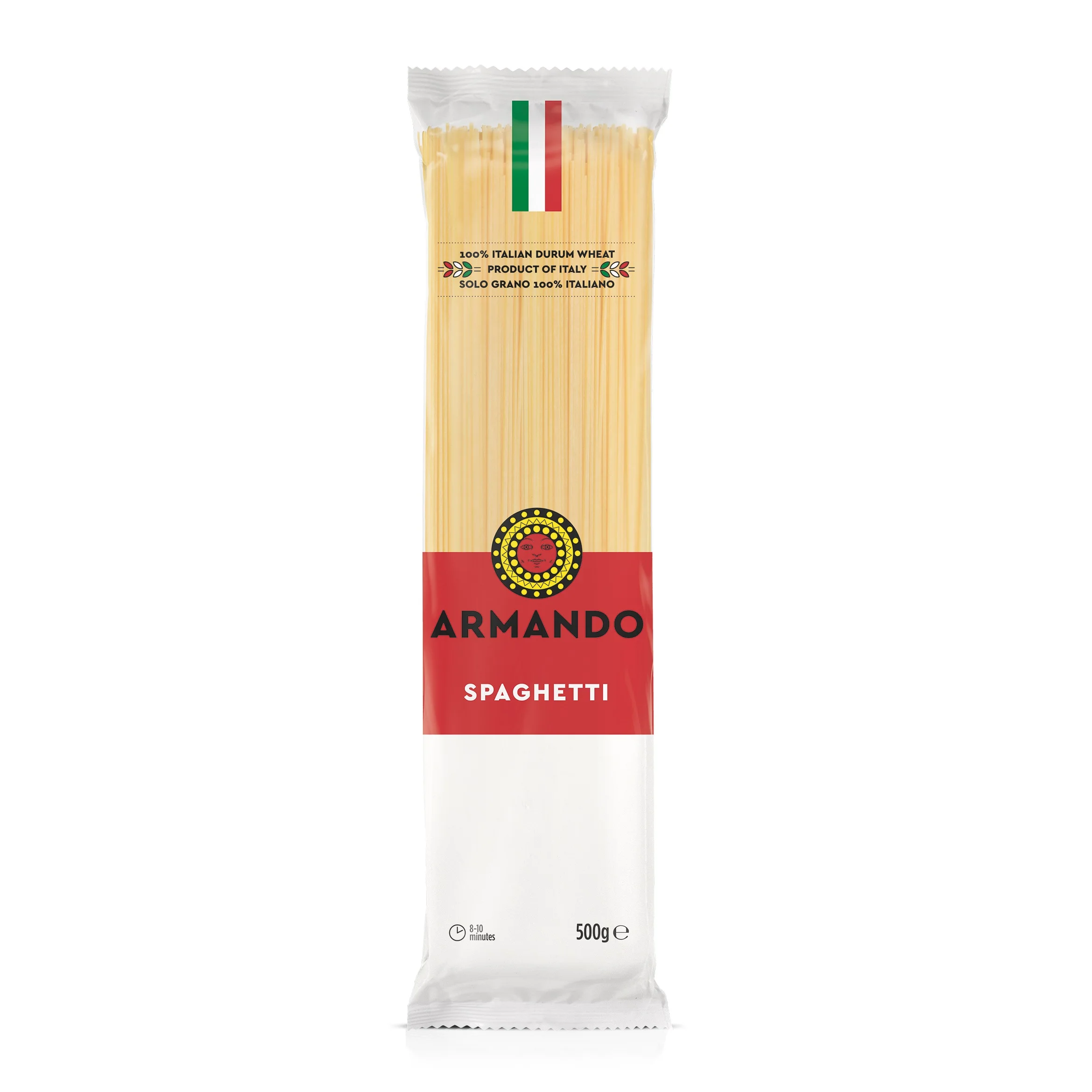 Top Quality 100% Authentic Italian Dry pasta 500g Spaghetti in bag Durum Wheat Pasta for Cooking