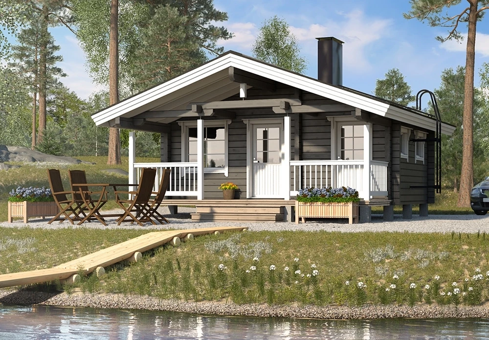 
GLUED LAMINATED TIMBER HOUSES FROM THE MANUFACTURER 