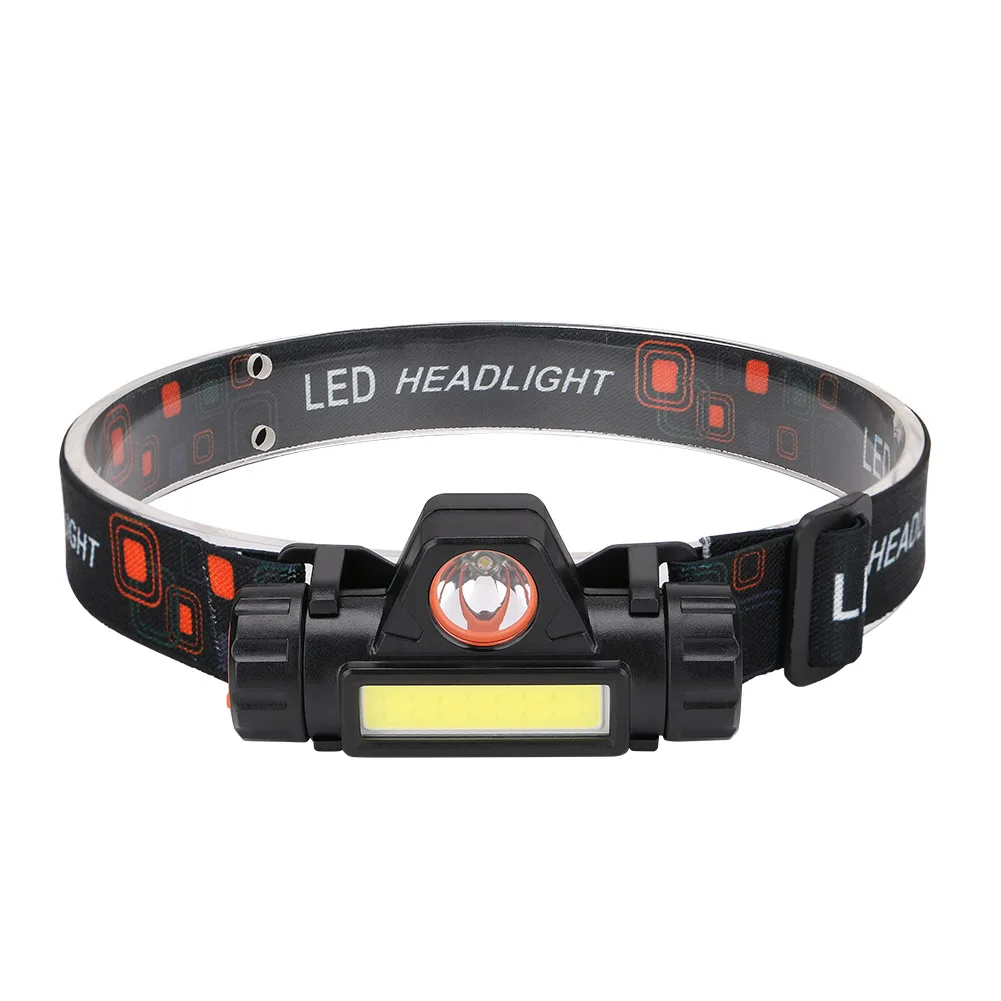 LED Headlamp Fishing Headlight Waterproof CREE-T6 2*18650batteries AC/USB Charging Hunting head lamp Camping light