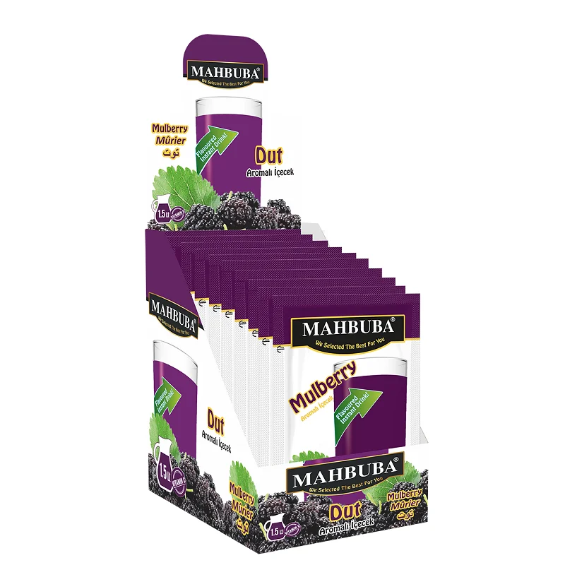 Порошковый питьевой напиток MAHBUBA Mulberry, 9 г, высокое качество, разумная цена, холодный напиток