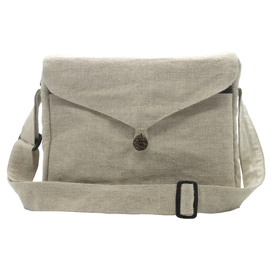 Handmade Side Shoulder Sling Unisex Plain Cross Body Sling Bag Women Adjustable Shoulder Strap 095 Crafted Shoulder Hemp Nepal