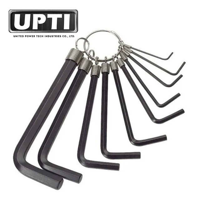 Taiwan Made High Quality 10pcs Metric Hex Key Wrench Set With Ring