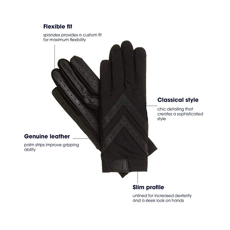  Customized Genuine Leather Driving Gloves For Men