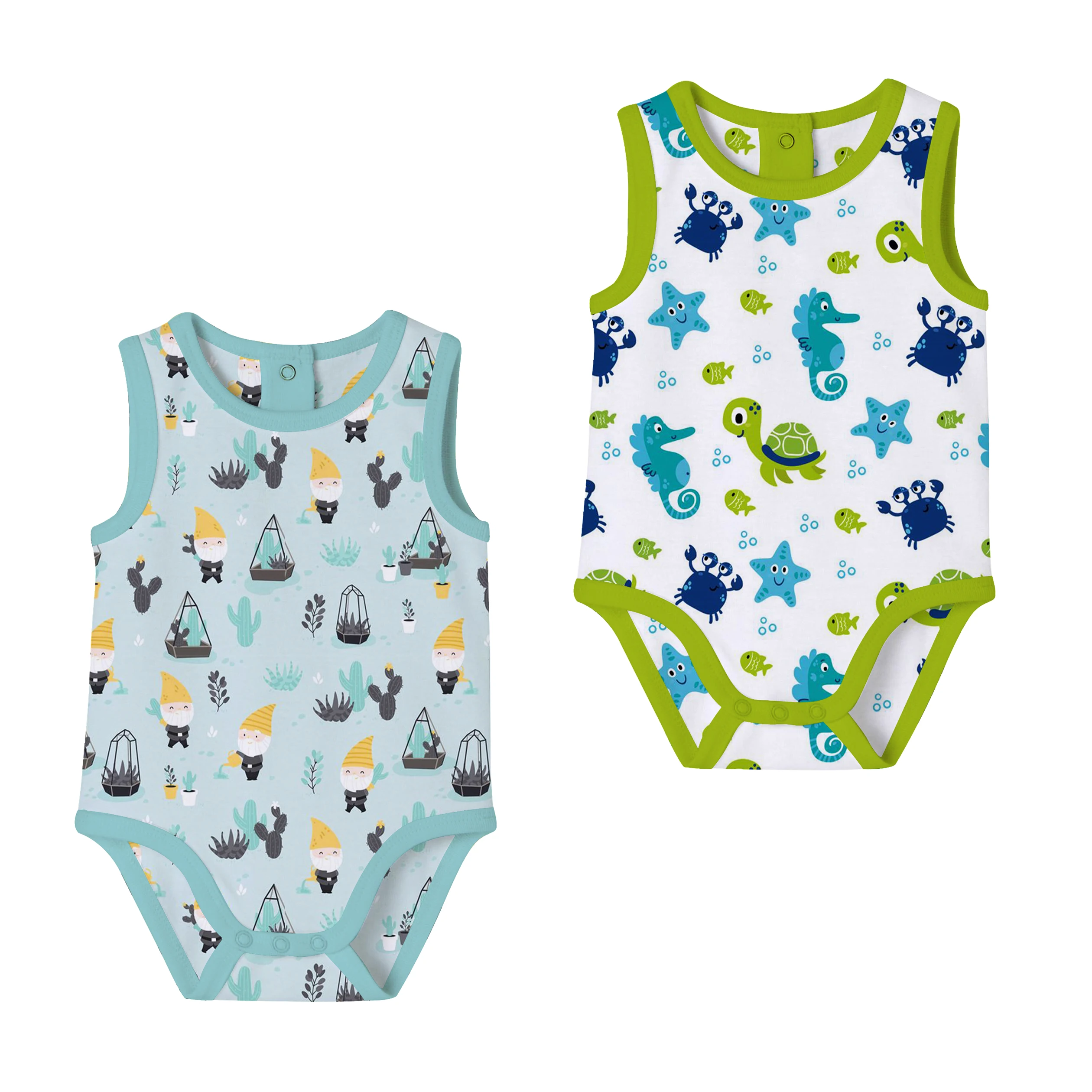 Hgh on Demand New Born Baby Unisex Rompers for Cute Little One with Custom Printed Design Cloth Baby Rompers for Export