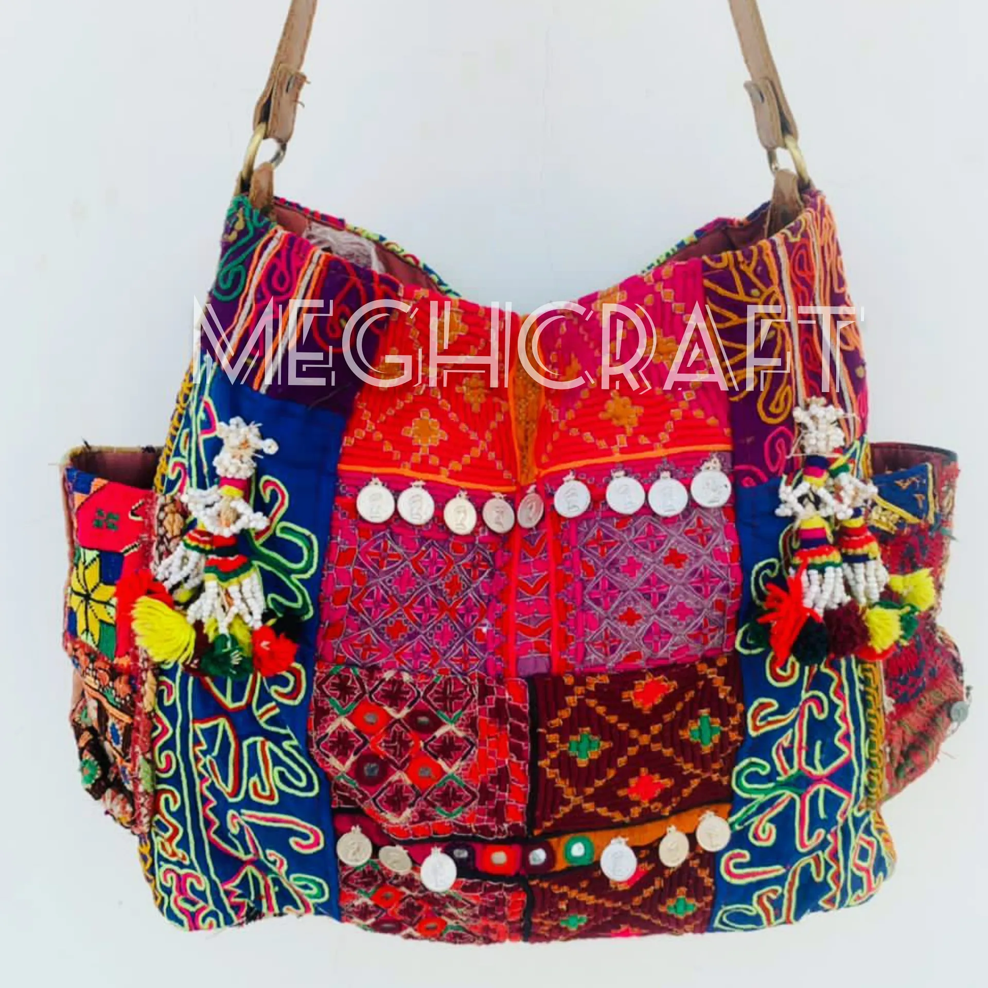 Indian Banjara Handbags - Boho gyosy Vintage Banjara Tribal Handbags-Gypsy Designer Ethnic Banjara handbag