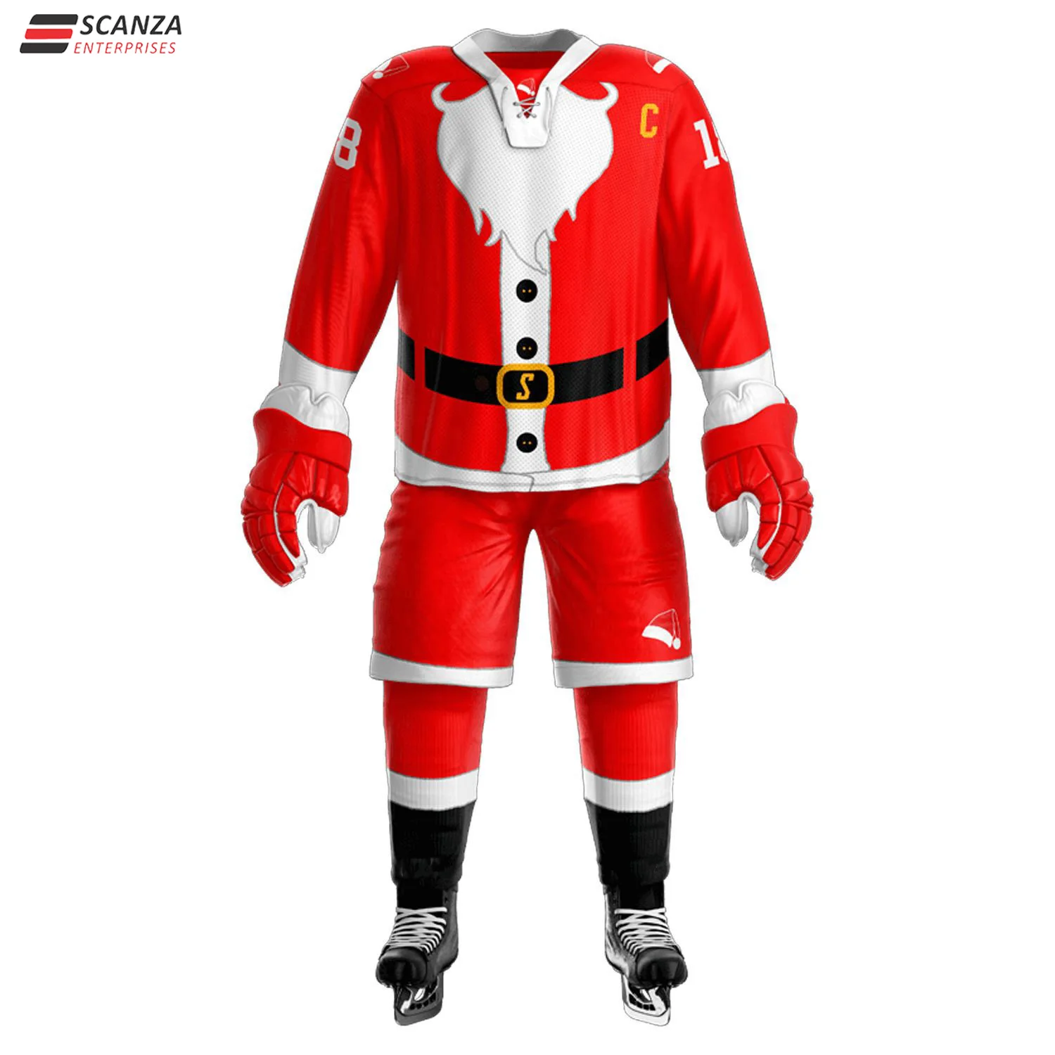 Ice Hockey Shirts Custom Hockey Jersey Golden Sublimation Embroidery Unisex OEM Customized Anti Technics Logo Style Time Knights