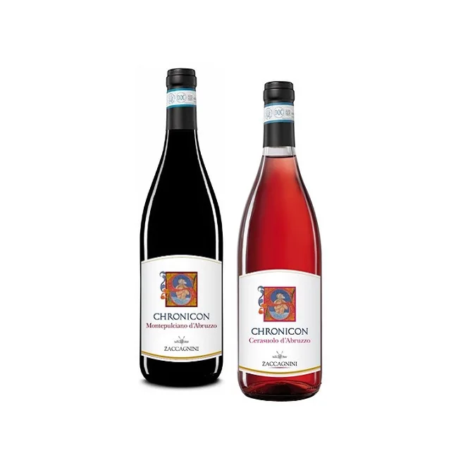 
 Vino italiano Сделано в Италии (контакты: + 393485472636) montepulciano cerasuolo DOC сухое вино для кейтеринга 0,75 л zaccagnini chronicon  