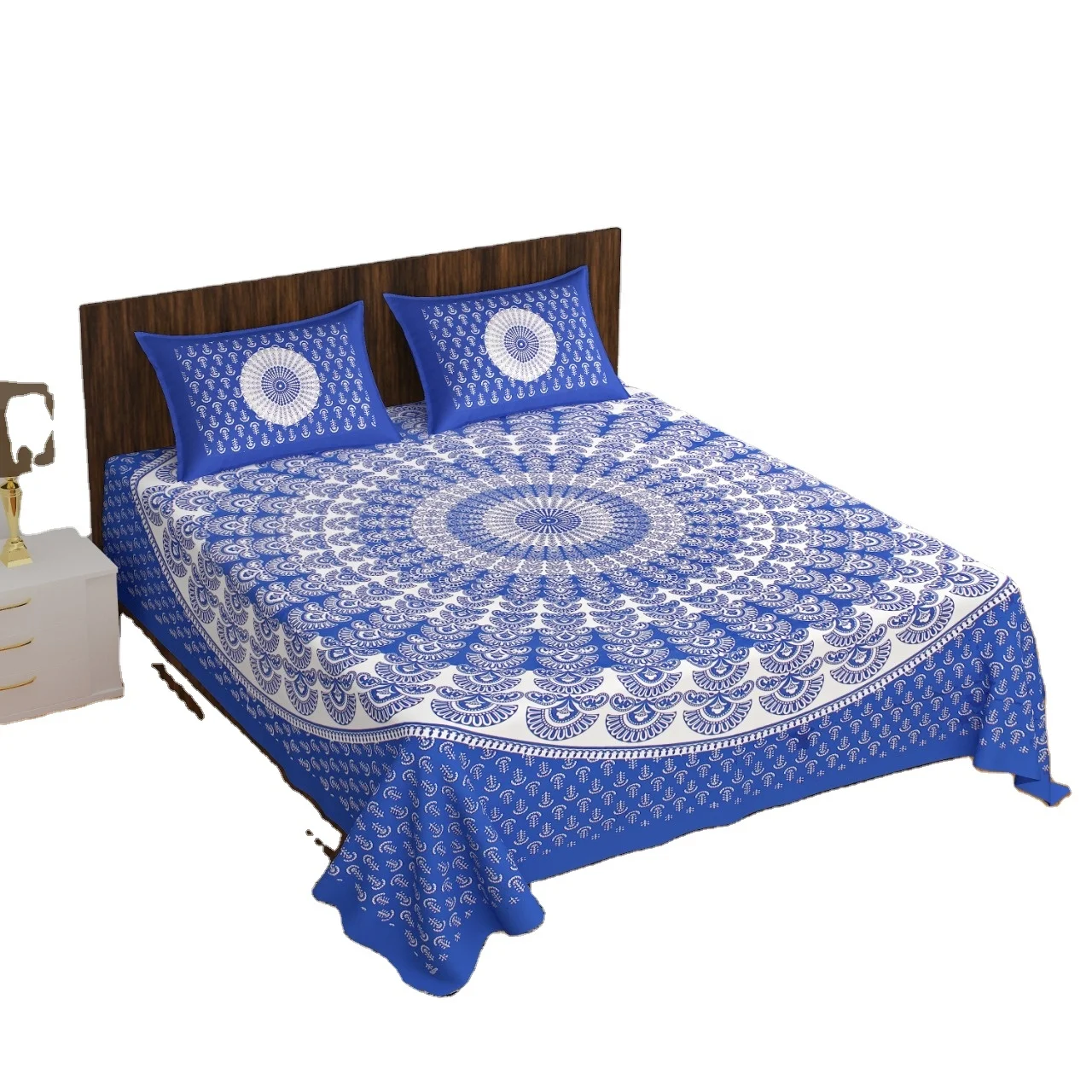 Good Quality King Size Organic 100% cotton Bedsheet Bedding Set hotel 100% bamboo bedsheets