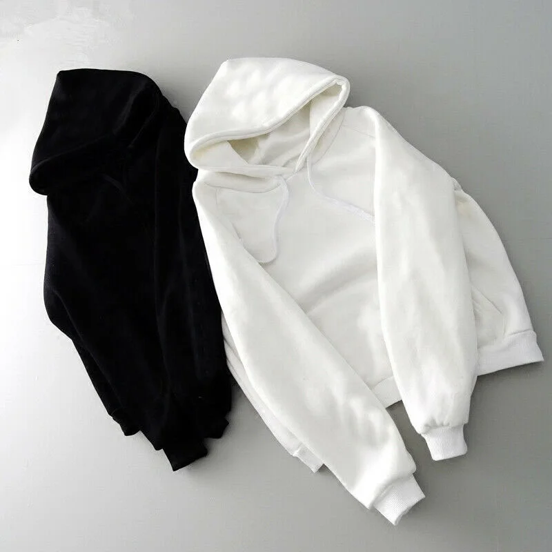 Custom Logo Accepted Organic Cotton Fleece Hoodie Women Plain Blank Pullover Hoodie