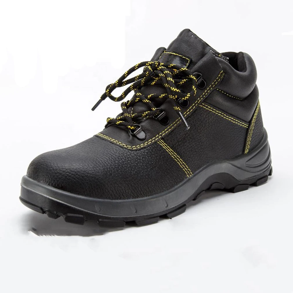 Anti-smashing anti-smashing anti-static PU injection molding wear-resistant safety shoes high quality waterproof customized logo