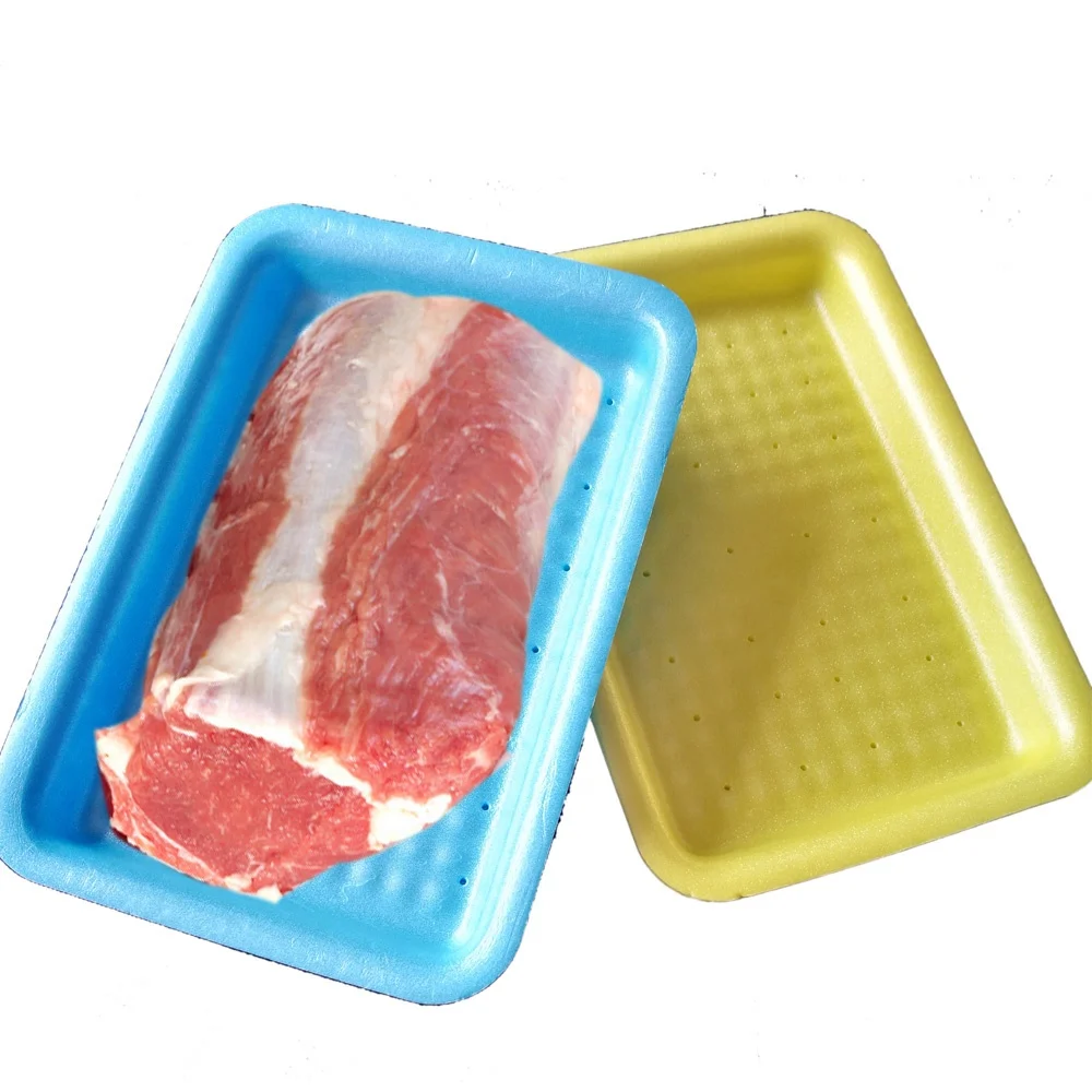 Quality Polystyrene Disposable Plastic PS Foam Tray for Food and Meat Packaging