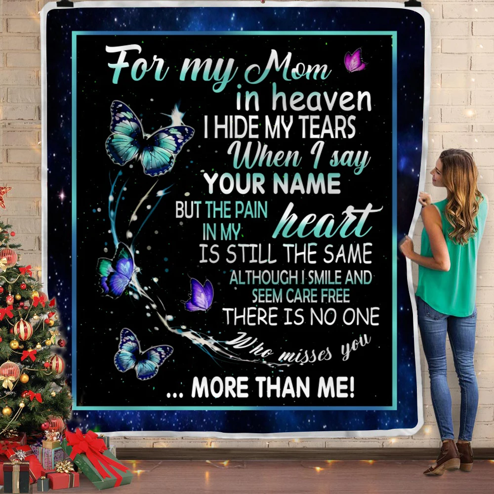 
To My Mom Mother Sherpa Fleece Blanket Soft Throw Wholesale Drop Shipping 