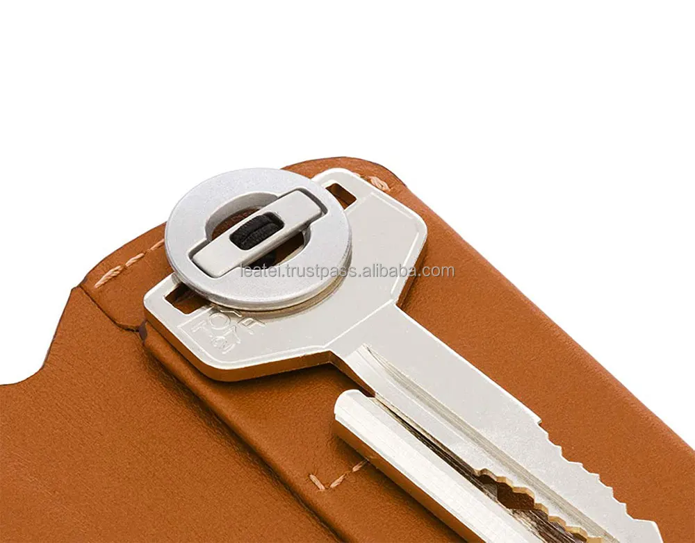 
High Quality Genuine Leather Key Chain Pattern Leather Key Holder Custom leather Key Holder Foldable Key Organizer Pakistan 