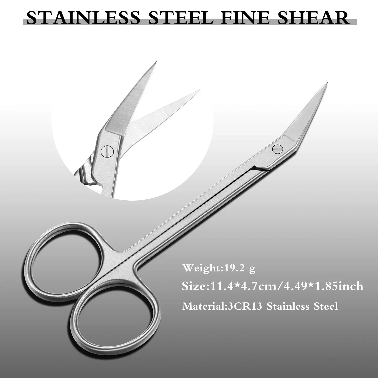 Toenail Scissors Long Handled Toenail Trimmers Clippers Curved Head for Thick Toe Nails Men Women Easy Cuticle Scissor