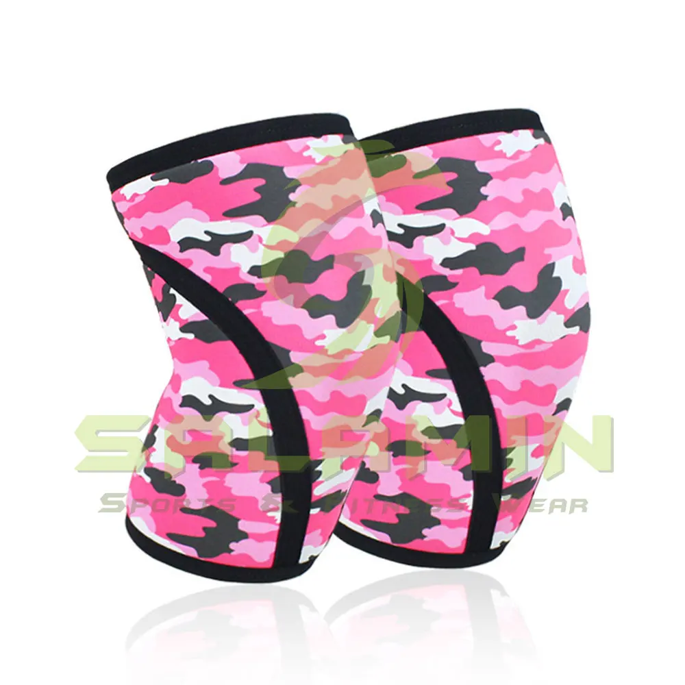 2021 new product 7mm weightlifting knee sleeve, knee support squat for powerlifting