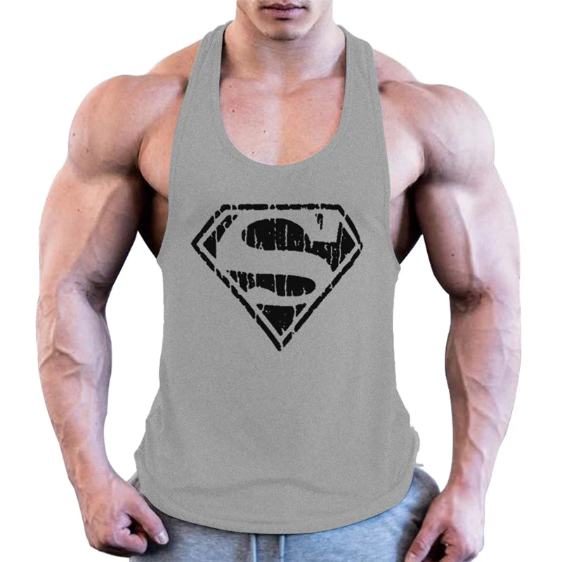 
Muscle Guys Gym Clothing Fitness Men Tank Top Bodybuilding Back Top Quality Stringer 