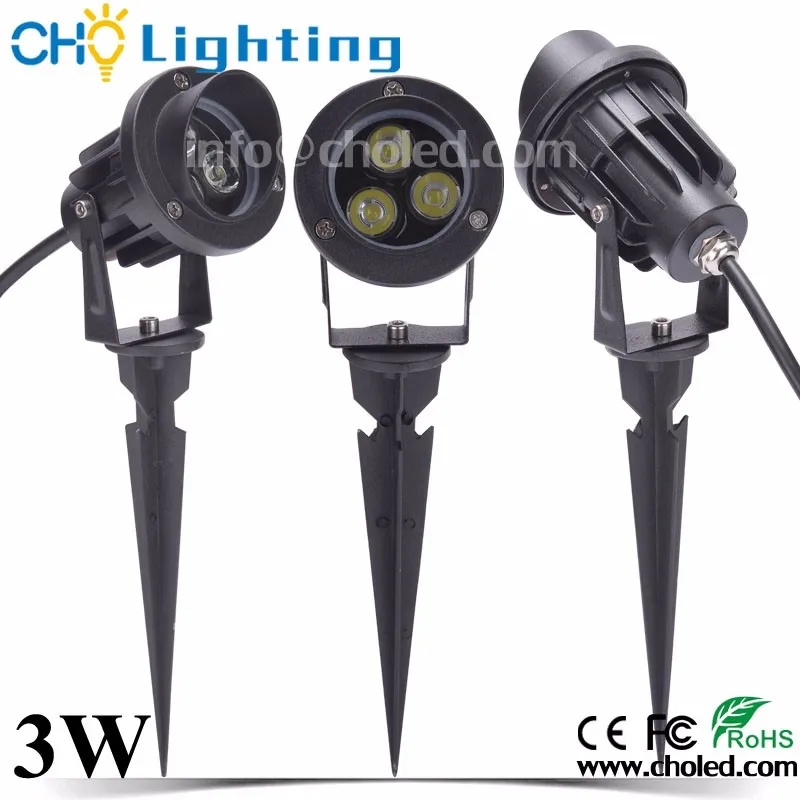 IP67 3W LED Spike Spotlight 12V LED Up light Outdoor Garden Led Spike Lights