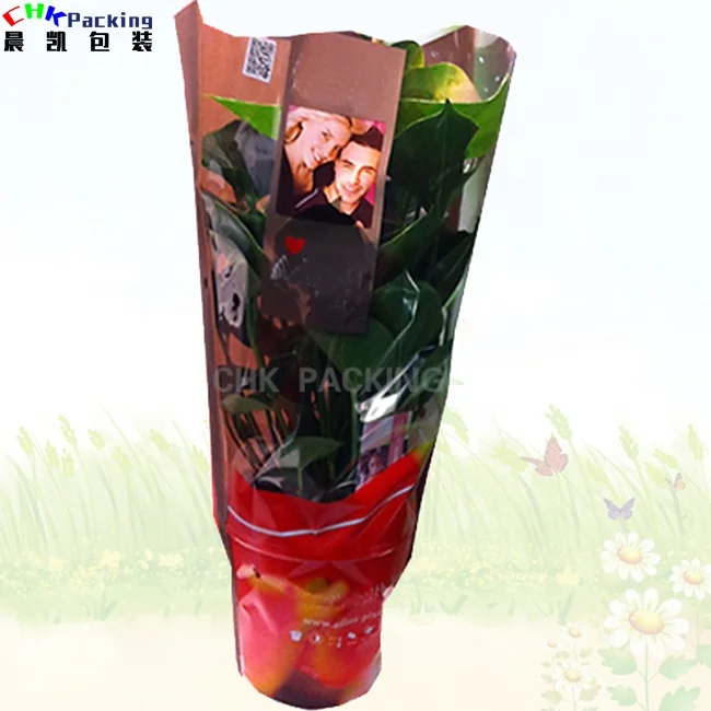Customized black pink printing cone trapezoid trapezoidal packaging paper bag sleeves with lid top closure
