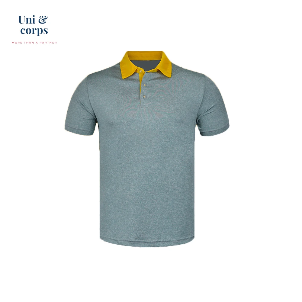 Воздухопроницаемая дизайнерская мужская футболка поло из полиэстера для гольфа от производственной компании
