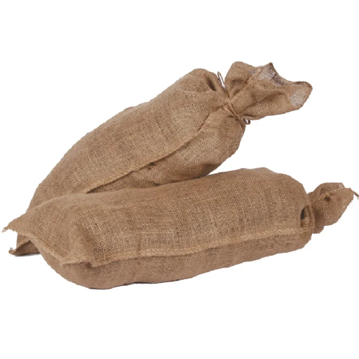 Sand Bag Made of Hessian Cloth 100% Jute Natural Jute Sack Gunny Burlap Sand Bag Hemp Sack for Packaging