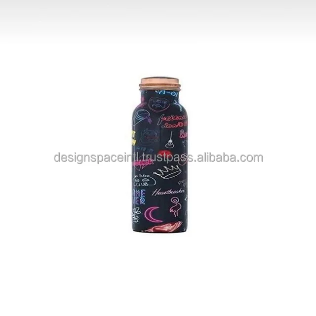 Most Stylish Printed Copper Water Bottle at best rate