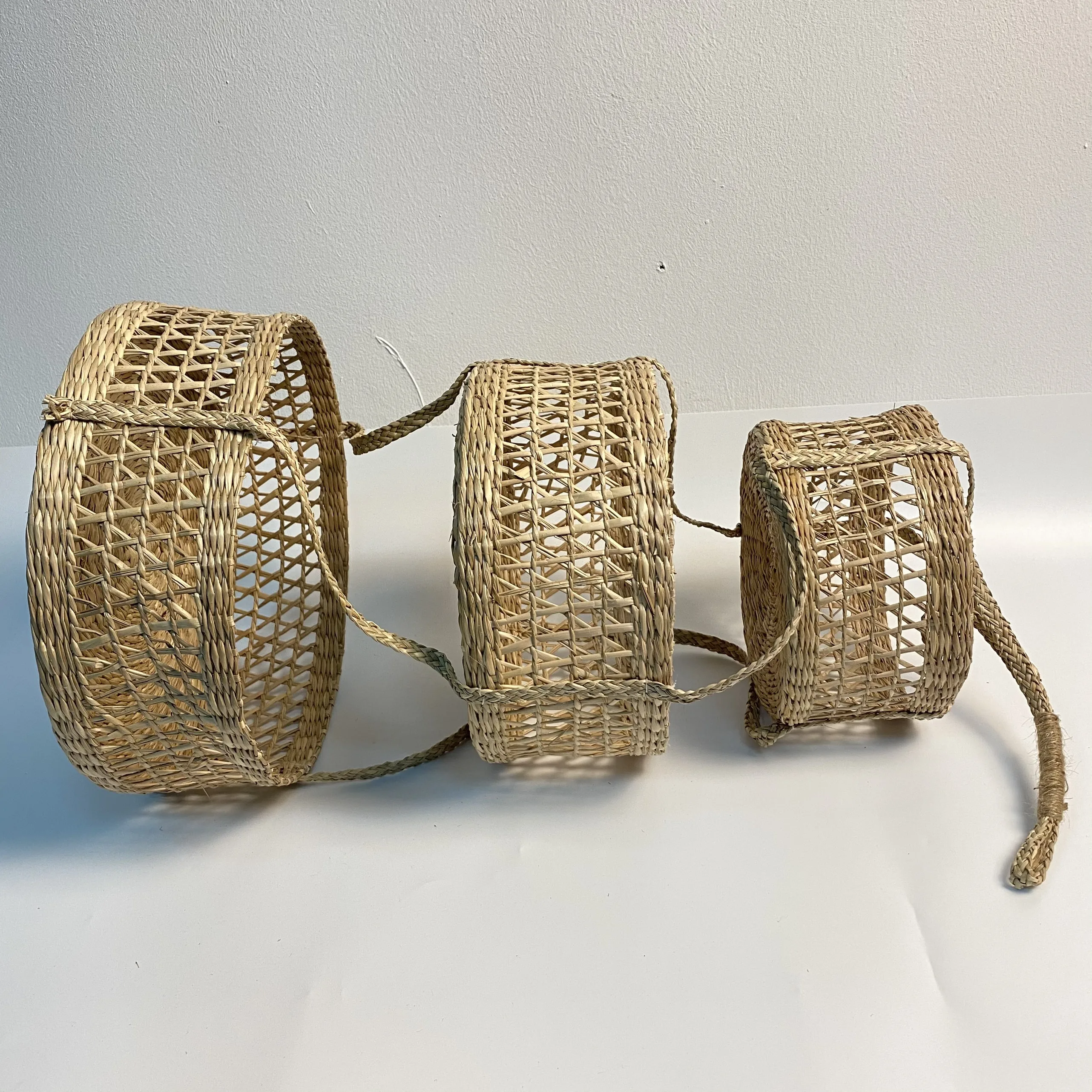 2021 Hot Sale 3 Tier Hanging Fruit Basket for Kitchen Macrame Hanging Basket for Fruit and Vegetable Storage Boho Wall Baskets