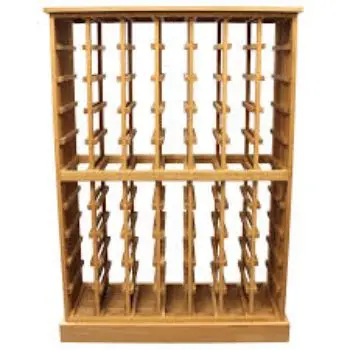 Buy Online Best Handmade Solid Oak Traditional Wooden Wine Rack with New Design and Great Prices made in India