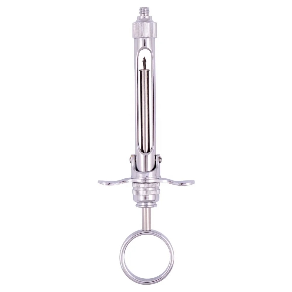 Aspirating Syringes with Hook (1.8ml and 2.2ml) Dental Instruments Stainless Steel