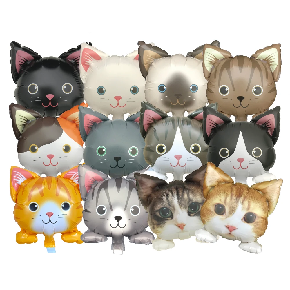 Japanese cute mini shaped party foil kitty cat balloon for sale
