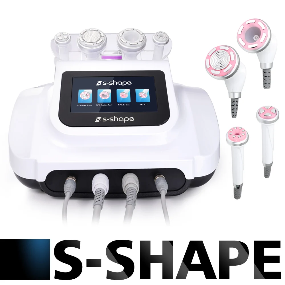 hot sale S shape multifunction Skin Personal body contouring machine cavitation 30k ultrasonic cavitation slimming machine