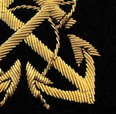 Custom Made Anchor Embroidered Patch Handmade Brass Crest Badge Tactical Security Scout Uniform Badges Personalized Supplier