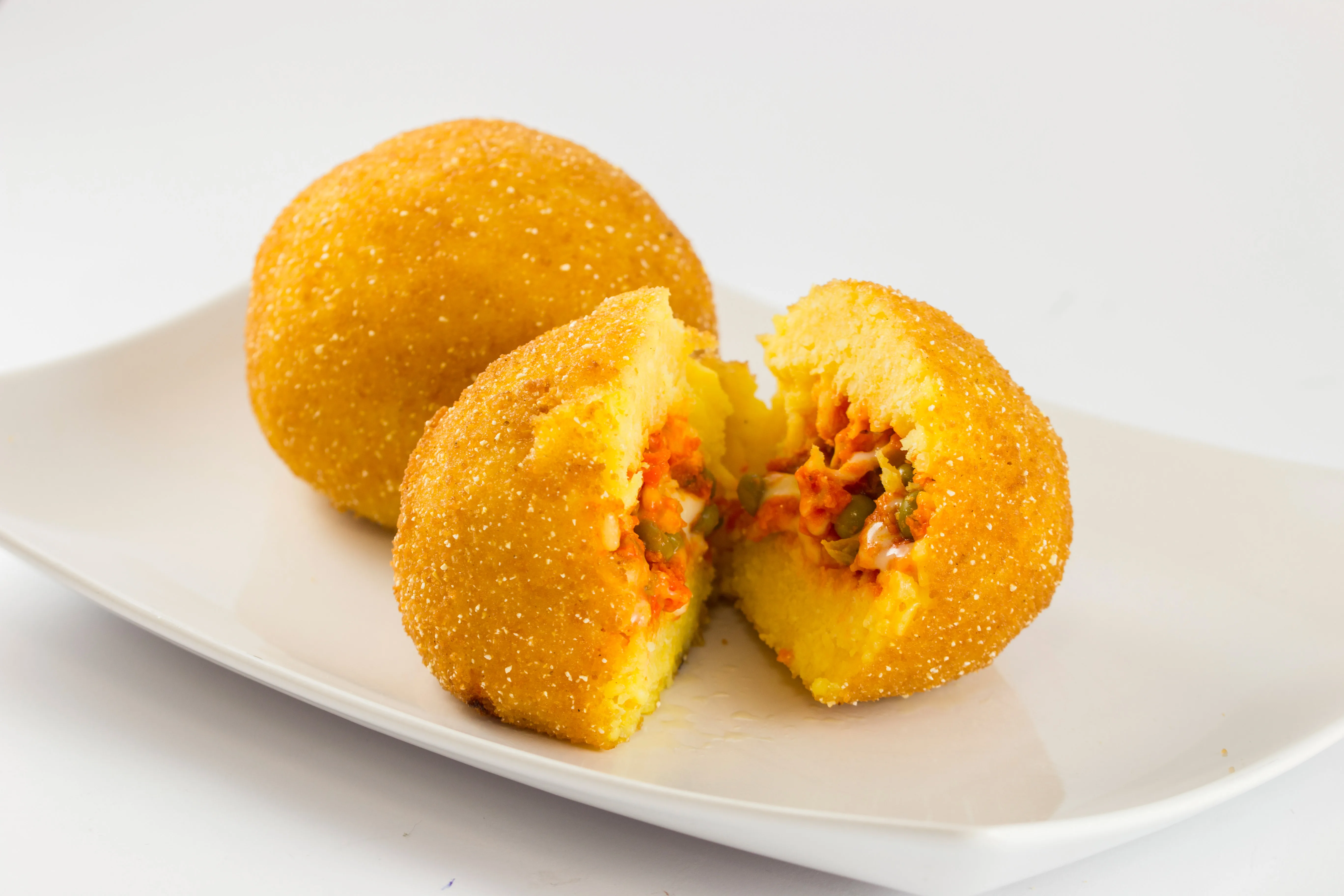  Лучшее качество 220 г рисовые шарики Arancino Sicilian с рагу соусом моззареллой сырые Замороженные мгновенные продукты