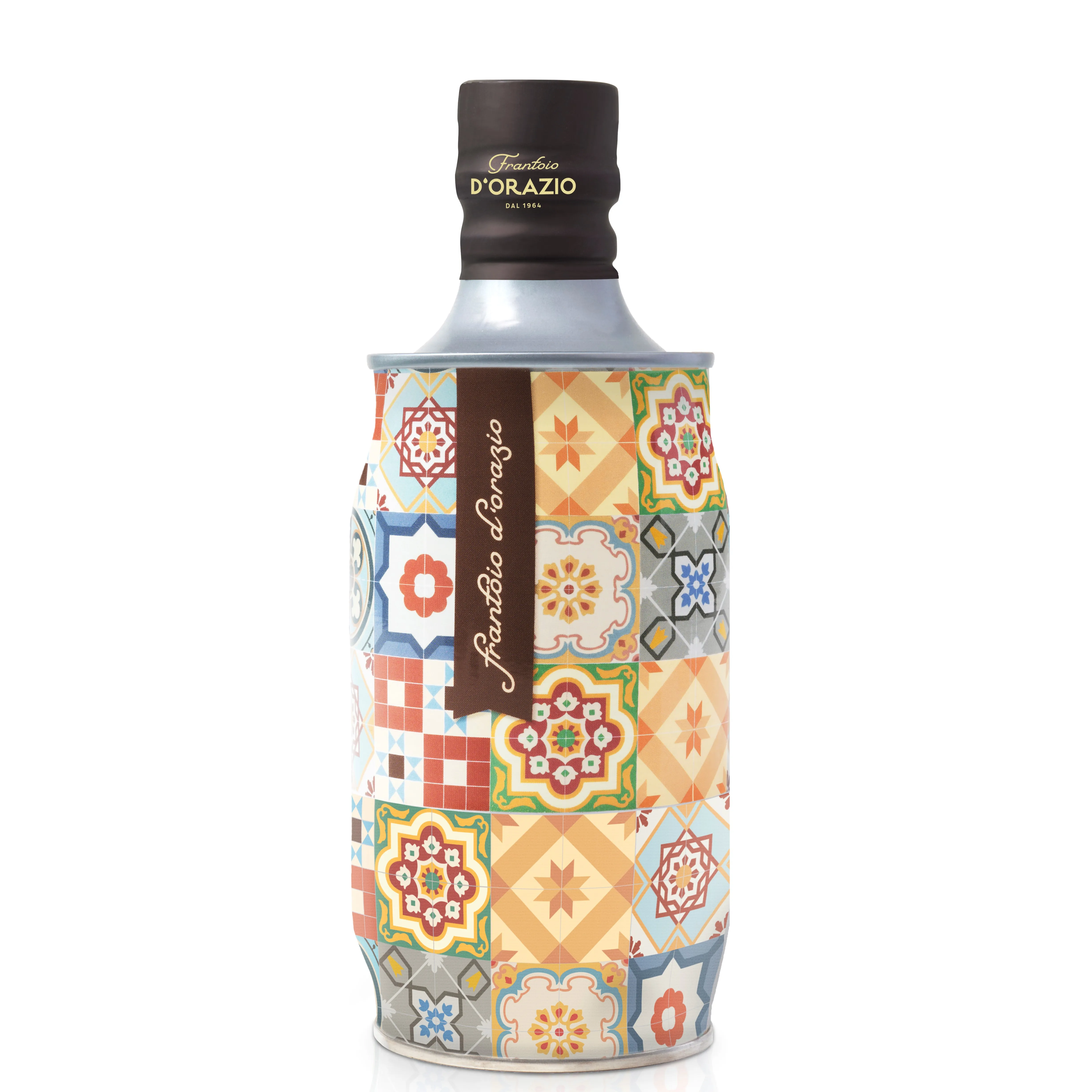 Premium extra virgin olive oil Mediterranea Collection MED MIX 500 ml tin bottle Italian floor tiles