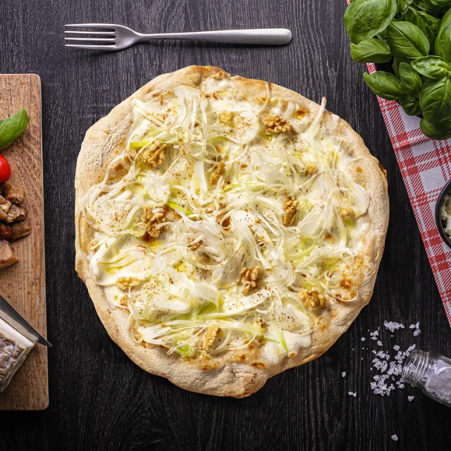 
Quelli della pizza high italian quality base pizza multicereali 30 cm pre cooked and deep frozen white pizza base 