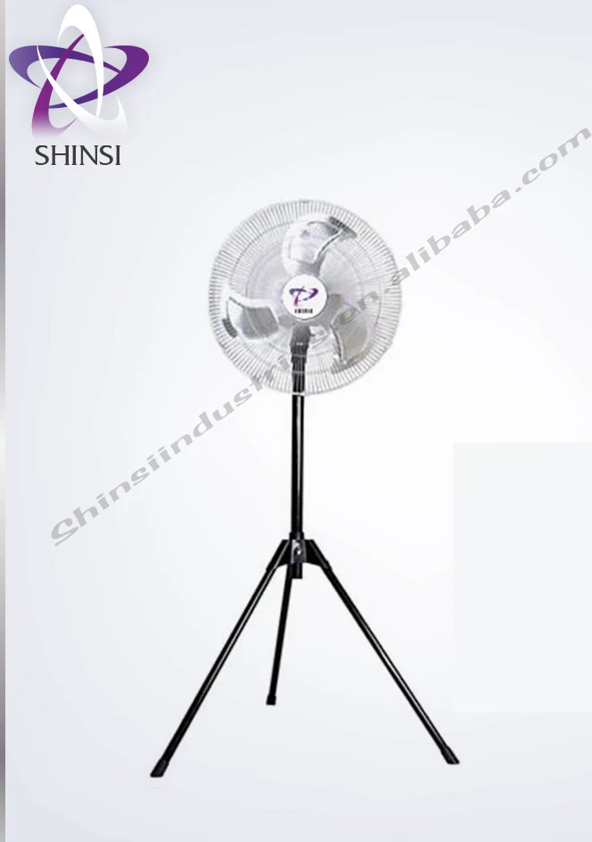 
Taiwan Manufacturer New Design Tripod Stand Electric Fan SS-2018TS-3AL Good Air Ventilation 