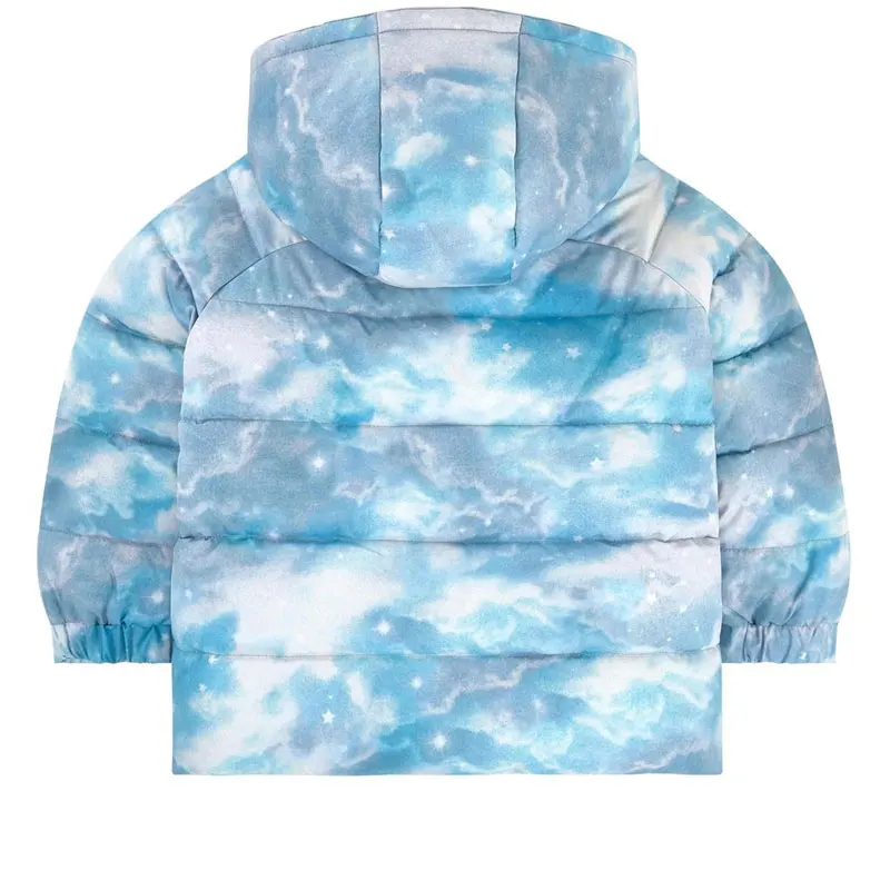 
Custom Allover Printing Stand Collar Ready Slim Fit Unisex Windbreaker Puffer Winter Jacket For Unisex 